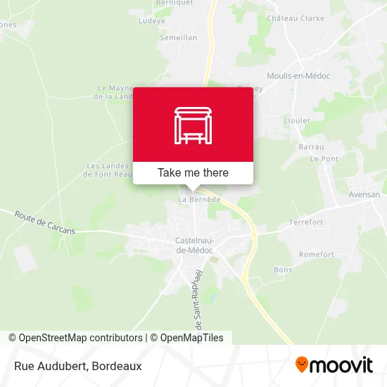 Mapa Rue Audubert