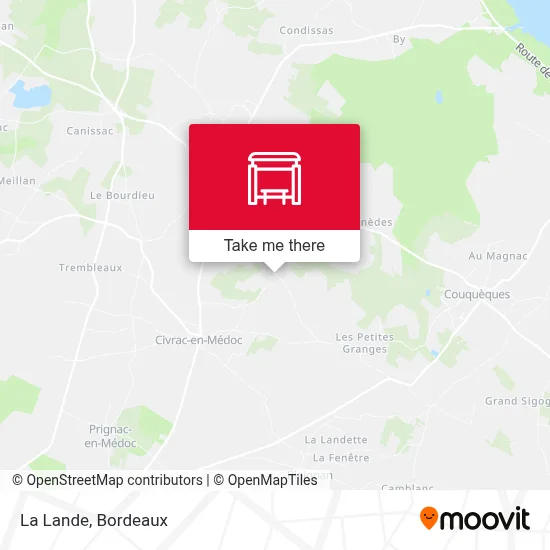 La Lande map