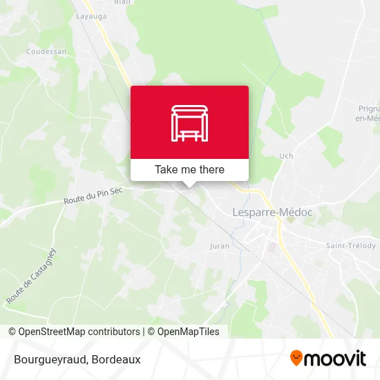 Bourgueyraud map