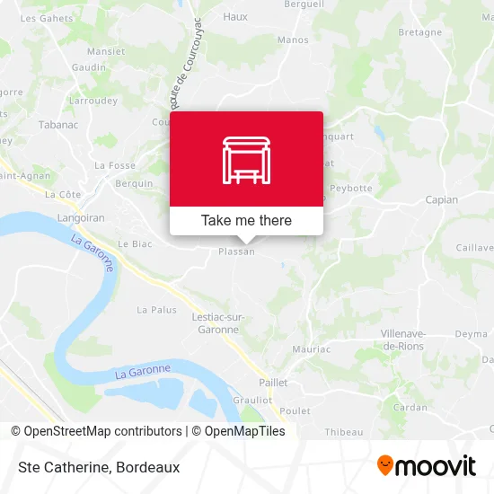 Ste Catherine map