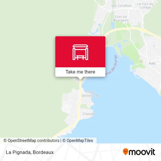 La Pignada map