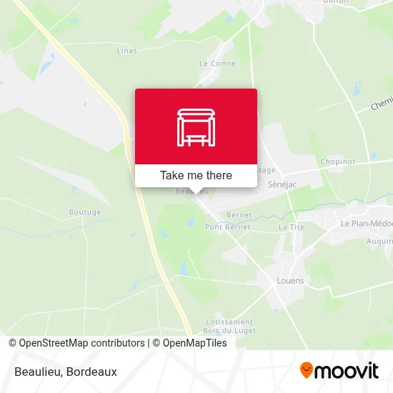 Beaulieu map