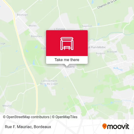 Mapa Rue F. Mauriac