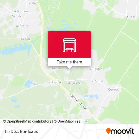 Le Dez map