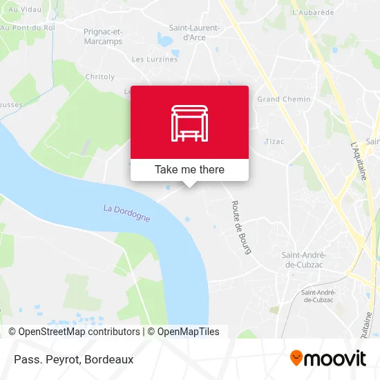 Pass. Peyrot map