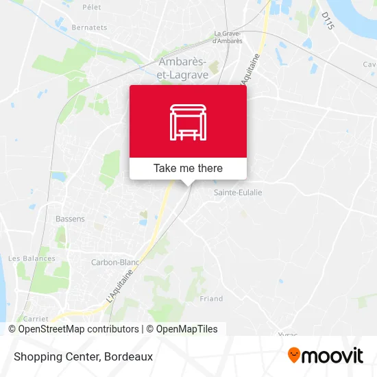 Centre Commercial map