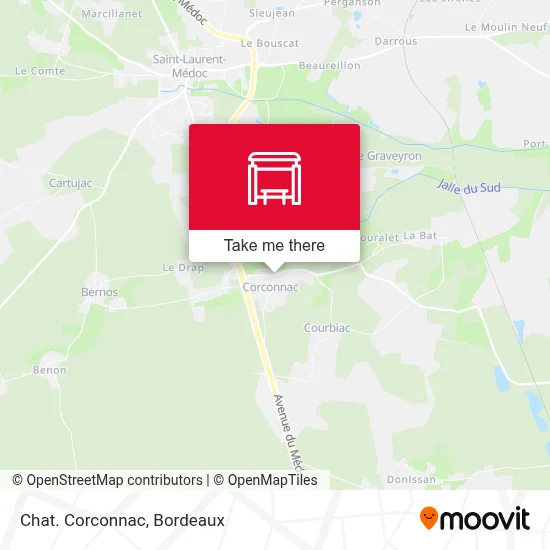 Chat. Corconnac map
