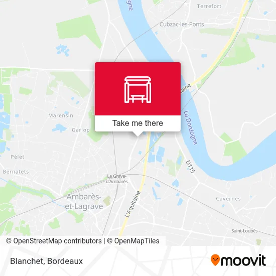 Blanchet map