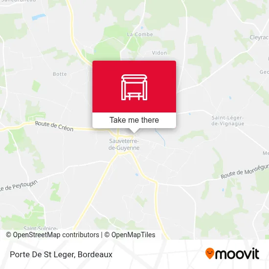 Porte De St Leger map