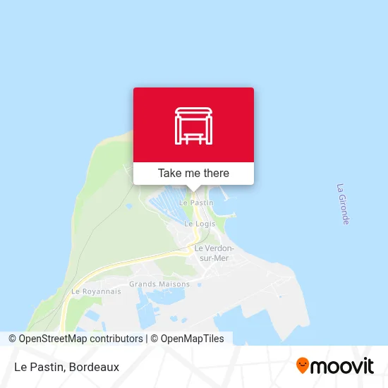 Le Pastin map