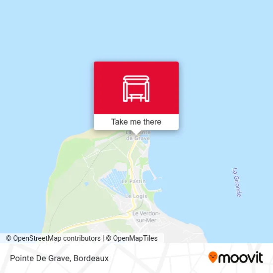 Pointe De Grave map