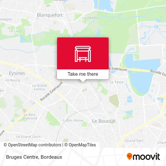 Bruges Centre map