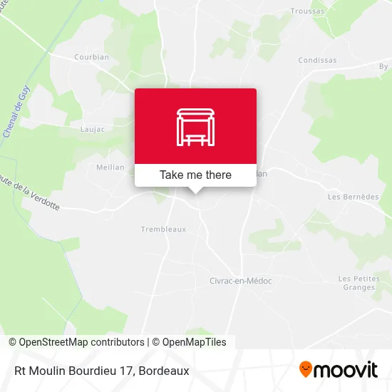 Rt Moulin Bourdieu 17 map