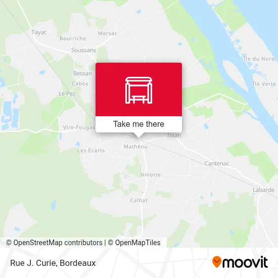 Rue J. Curie map