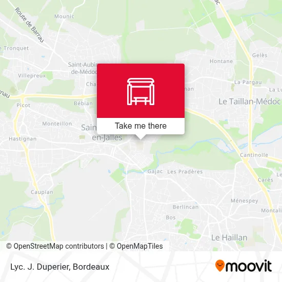 Lyc. J. Duperier map