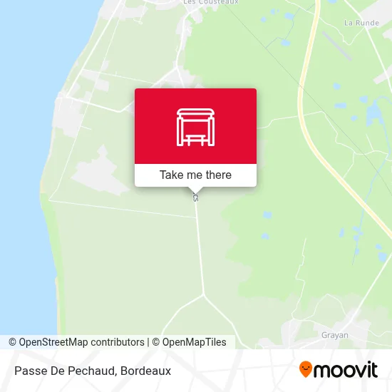 Passe De Pechaud map