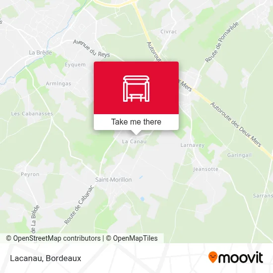 Lacanau map