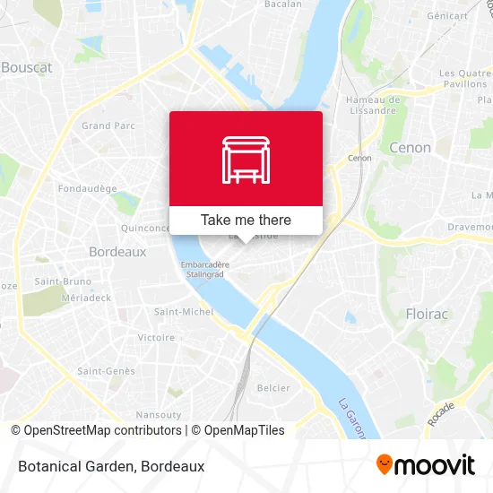 Jardin Botanique map