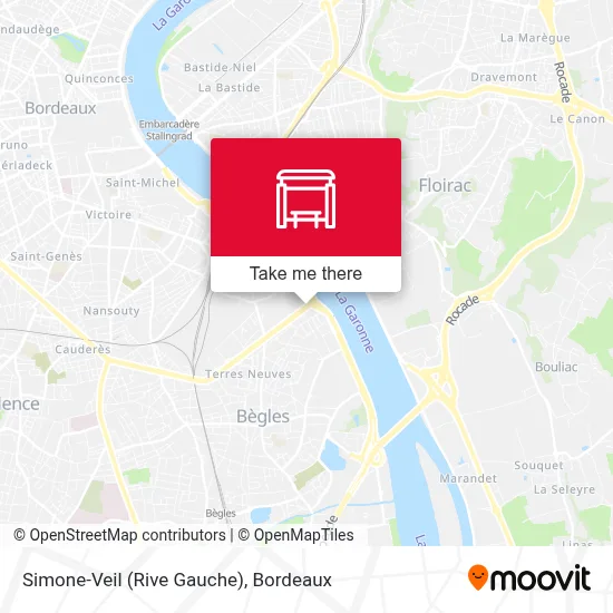 Simone-Veil (Rive Gauche) map