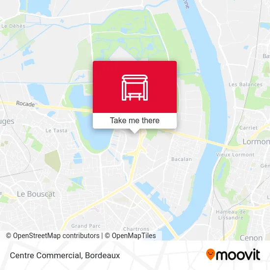 Centre Commercial map