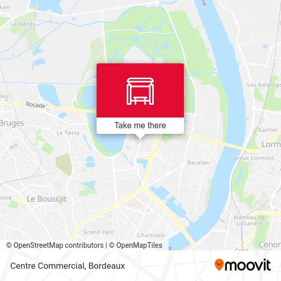 Centre Commercial map