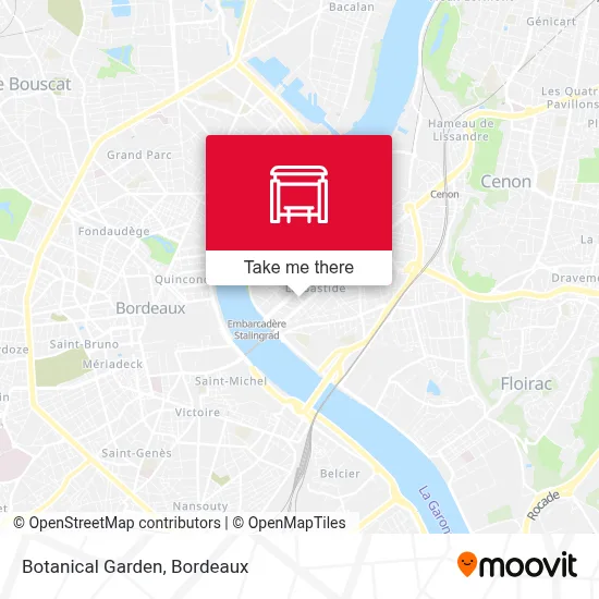 Jardin Botanique map