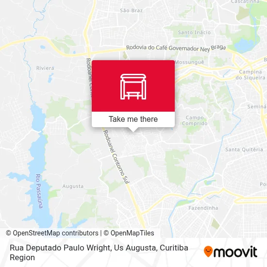 Rua Deputado Paulo Wright, Us Augusta map