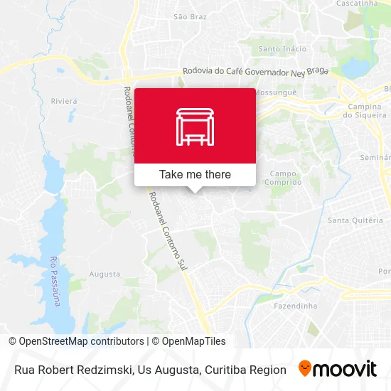 Rua Robert Redzimski, Us Augusta map