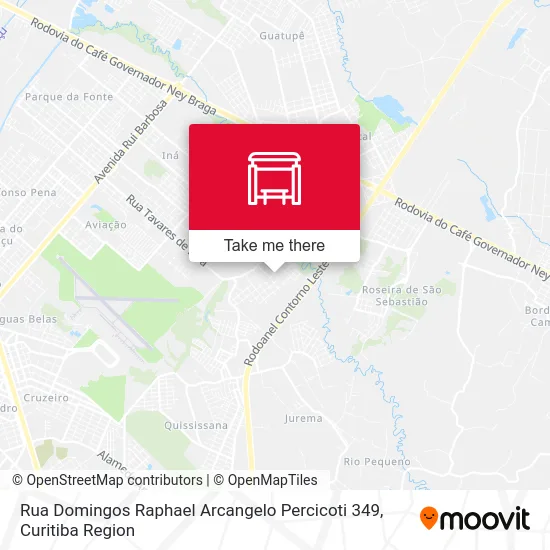 Rua Domingos Raphael Arcangelo Percicoti 349 map