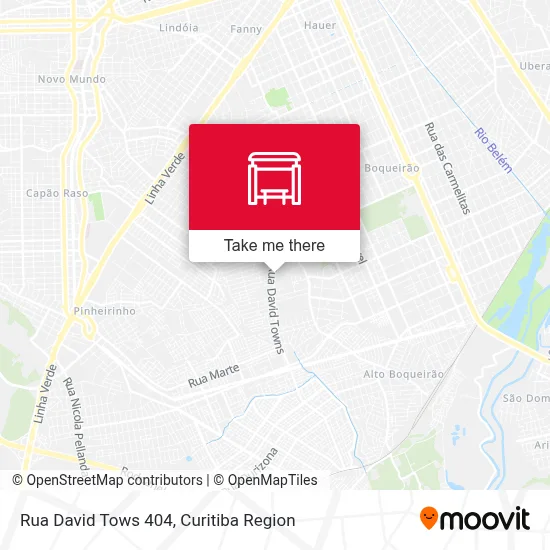 Rua David Tows 404 map