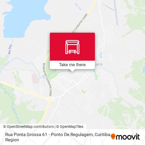 Rua Ponta Grossa 61 - Ponto De Regulagem map