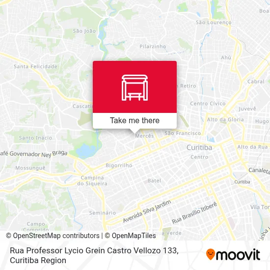 Rua Professor Lycio Grein Castro Vellozo 133 map