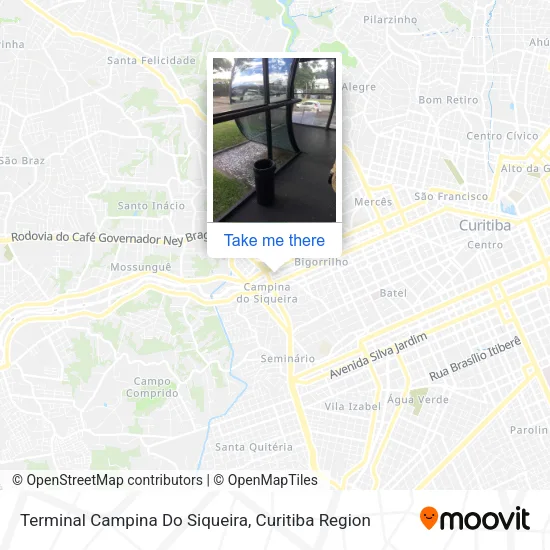 Terminal Campina Do Siqueira map
