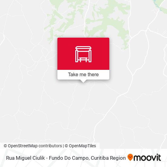 Mapa Rua Miguel Ciulik - Fundo Do Campo