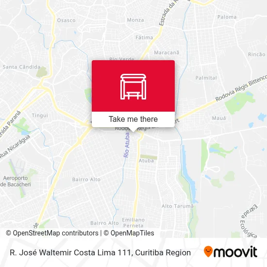R. José Waltemir Costa Lima 111 map