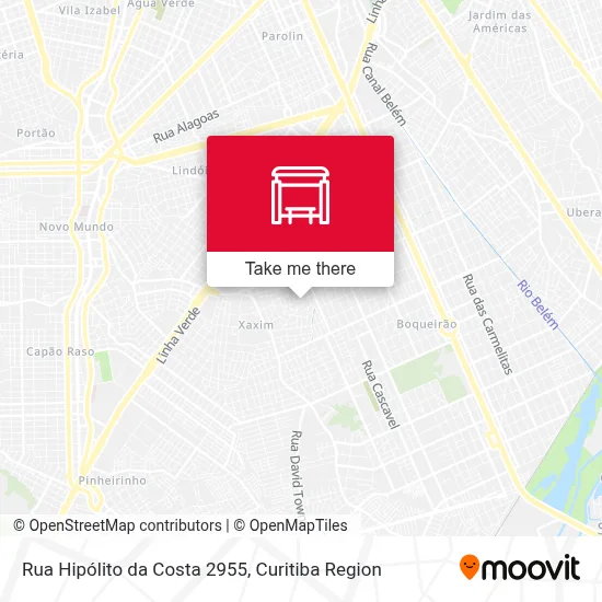 Rua Hipólito da Costa 2955 map