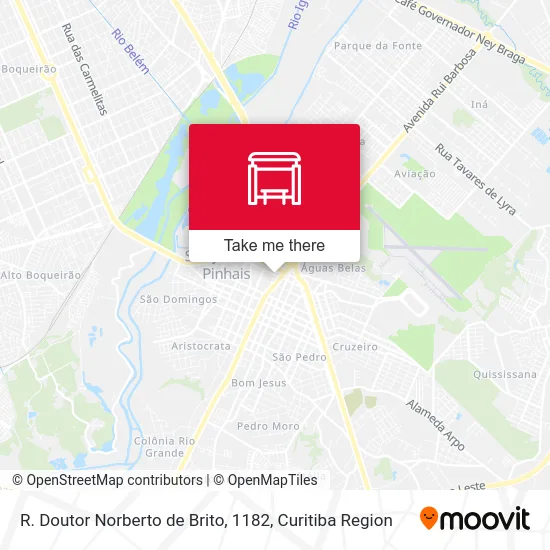 R. Doutor Norberto de Brito, 1182 map