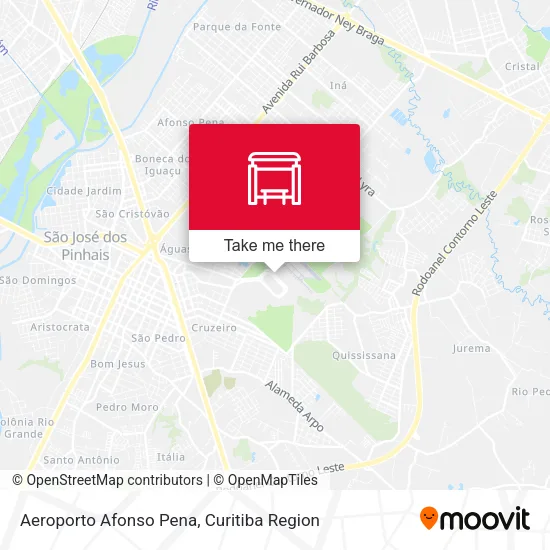 Aeroporto Afonso Pena map