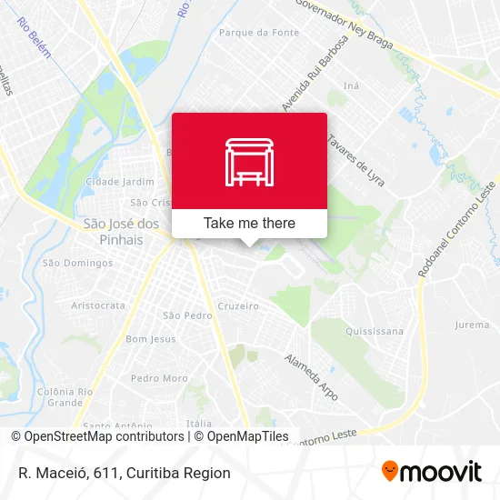 R. Maceió, 611 map