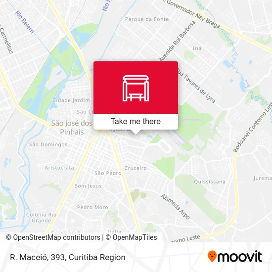 R. Maceió, 393 map