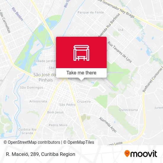 R. Maceió, 289 map