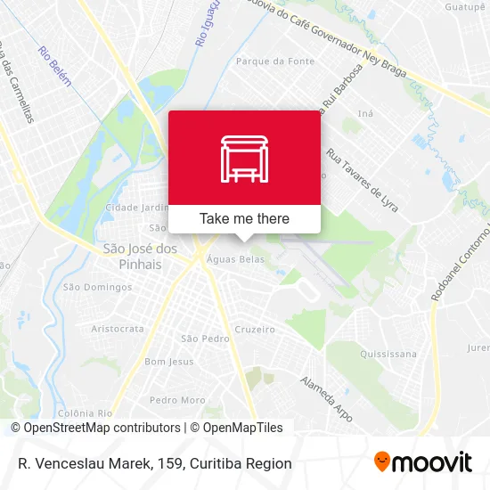 R. Venceslau Marek, 159 map