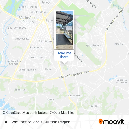 Al. Bom Pastor, 2230 map