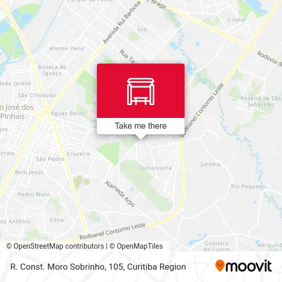 R. Const. Moro Sobrinho, 105 map