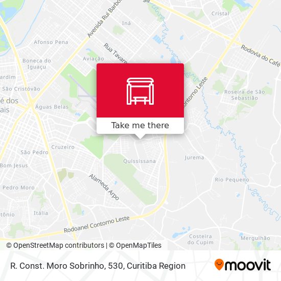 R. Const. Moro Sobrinho, 530 map