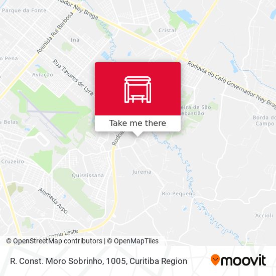 R. Const. Moro Sobrinho, 1005 map