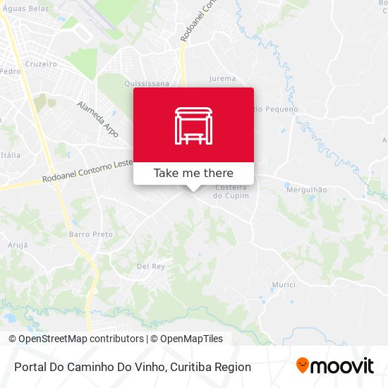 Mapa Portal Do Caminho Do Vinho