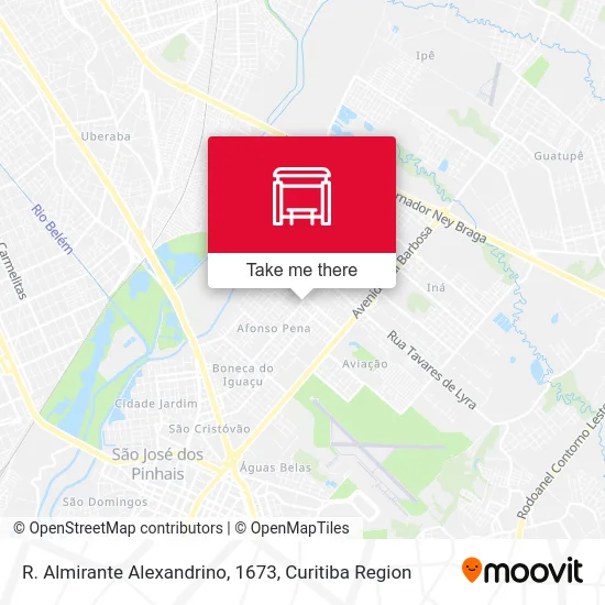 R. Almirante Alexandrino, 1673 map