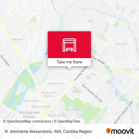 R. Almirante Alexandrino, 960 map