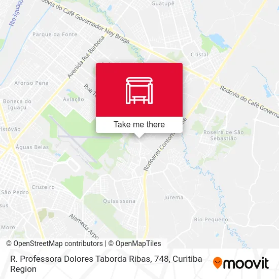 R. Professora Dolores Taborda Ribas, 748 map